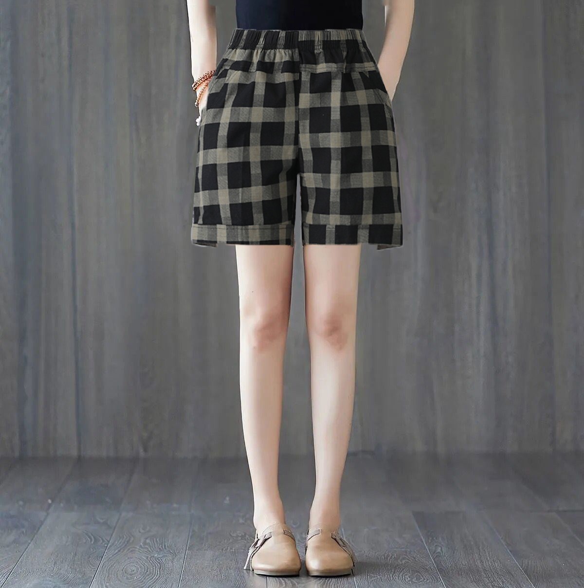 Large Plaid Shorts