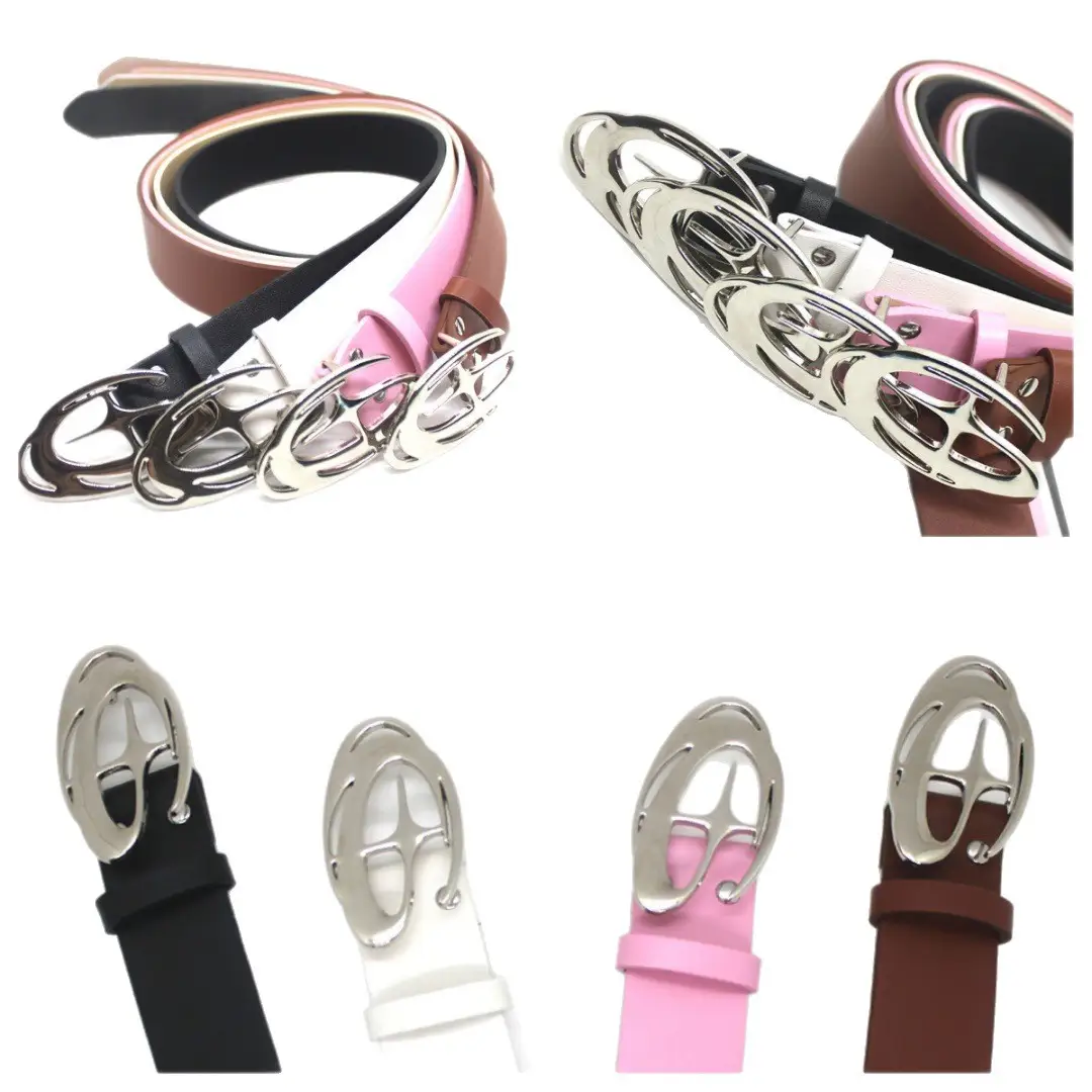 Y2K Punk Cross Star Buckle Belt