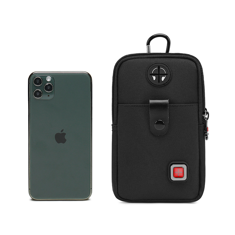 New Belt Waterproof Phone Bag Vertical Crossbody Small Bag For Men