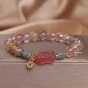 Color Hair Crystal Purse