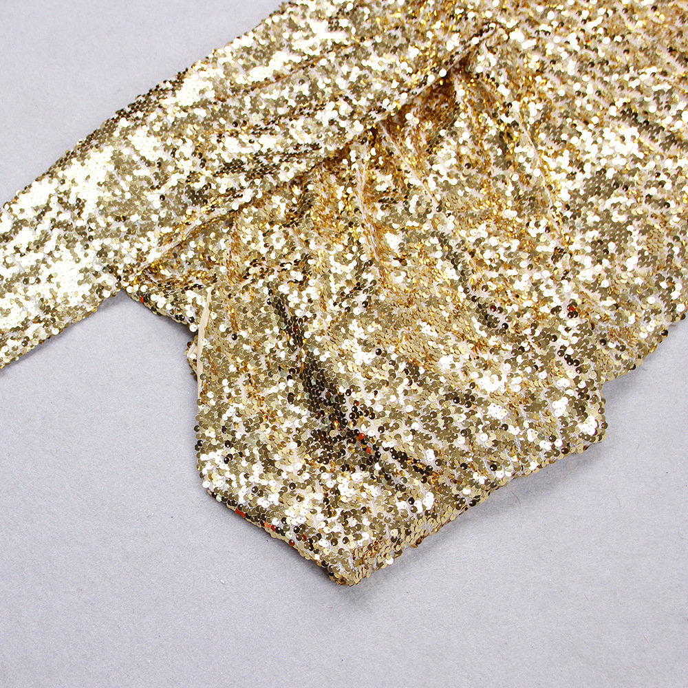 Women's Sequined One-shoulder Dress For Banquet Host Annual Meeting - Image 13