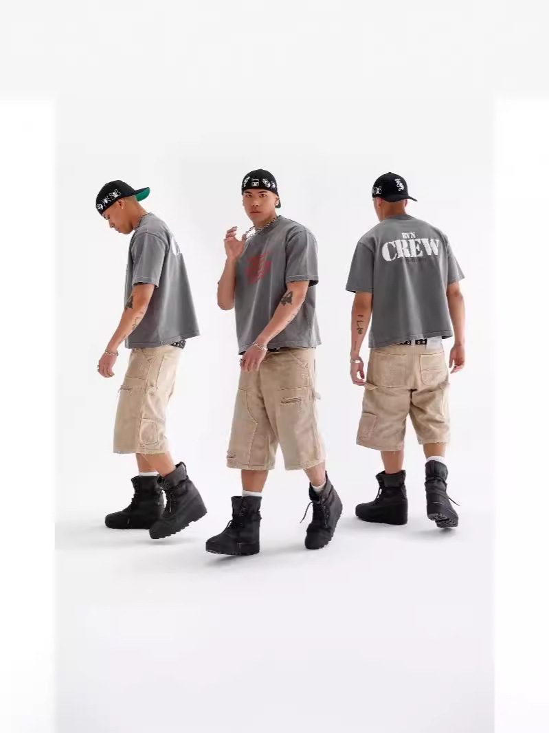 Fashion Work Clothes Men's And Women's Denim Shorts