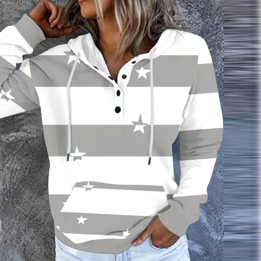 Autumn Button Long Sleeve Sweaters Women's Clothing Fashion - Bzl24081200804-L