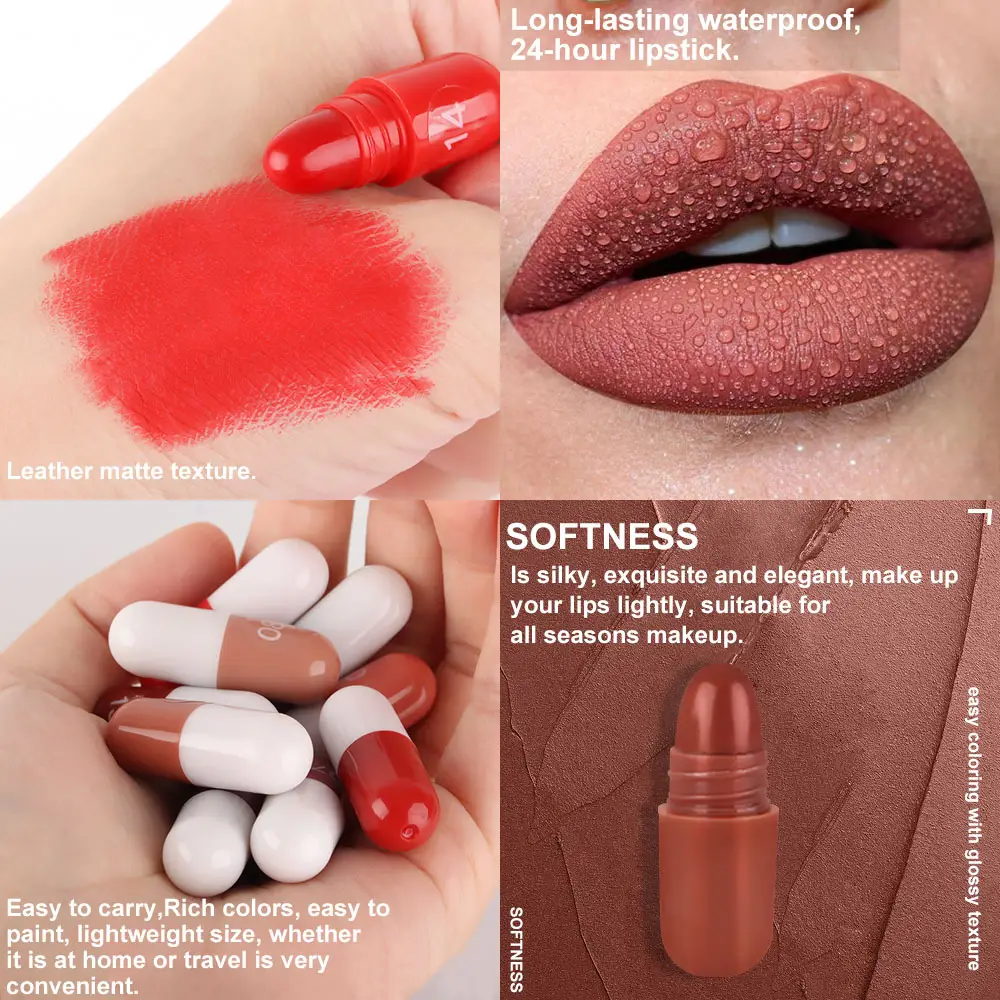 Stylish Capsule Mini Matte Lipstick Set