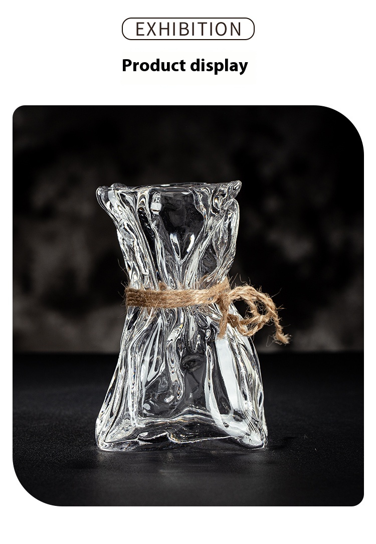 Origami Design Transparent Creative Glass