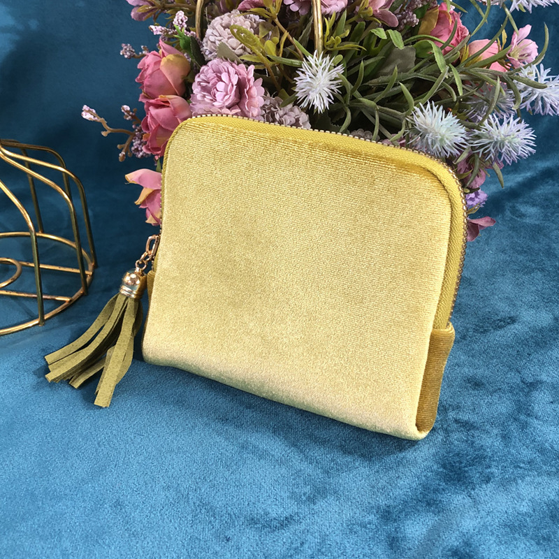 Factory-direct Portable Six-layer Tassel Jewelry Organizer Bag For Crystals Pearls And Bracelets Travel Jewelry Pouchavailable For Wholesale