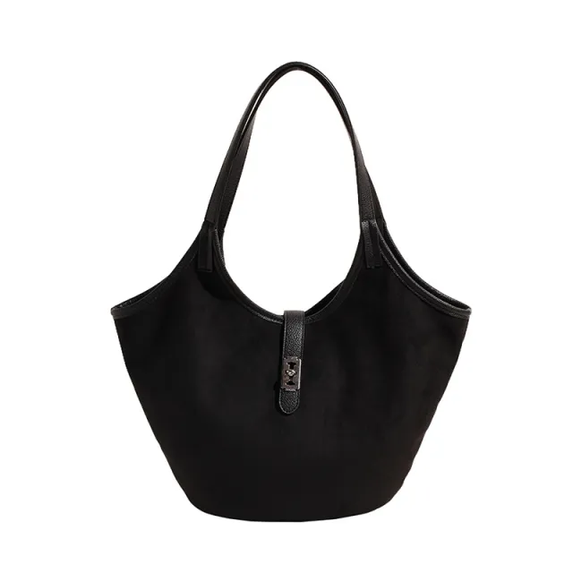 Fashion Frosted Vintage Tote Bag For Women Black - Shop at LoveMi