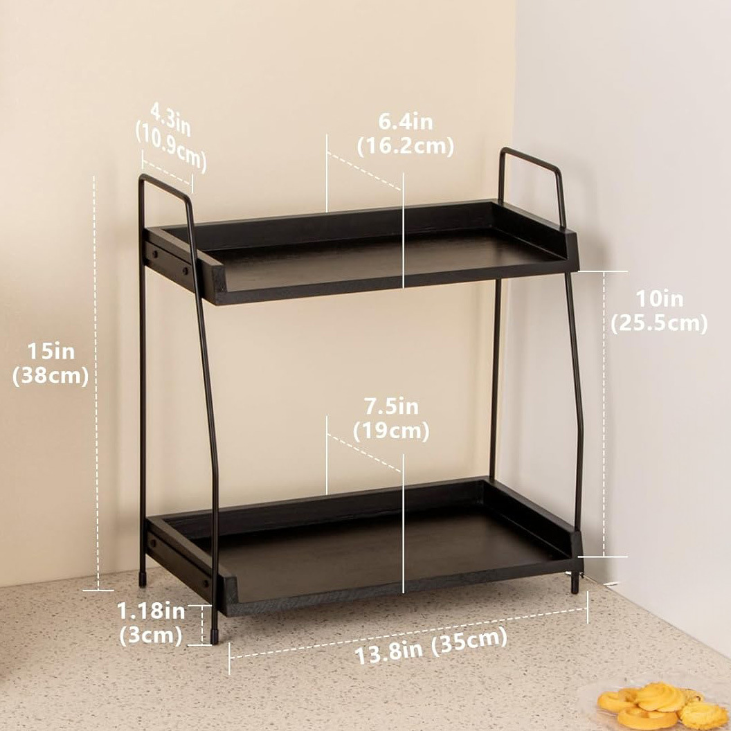 Double-layer Countertop Storage Box For The Kitchen