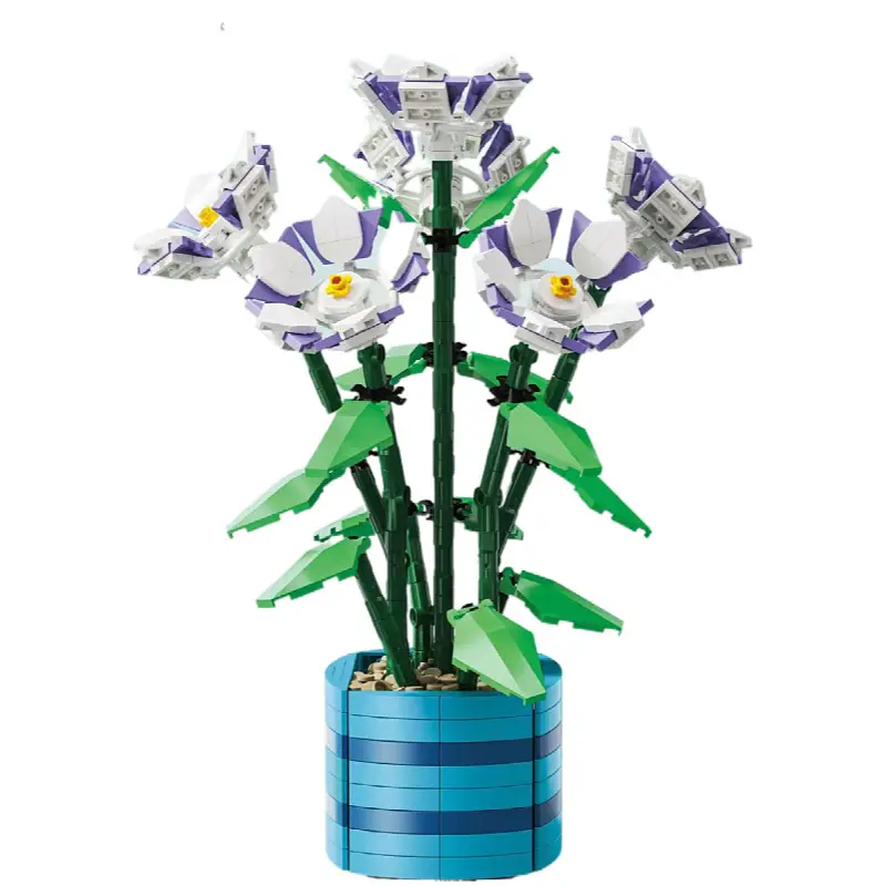 Assembling And Combined Building Blocks Potted Flowers