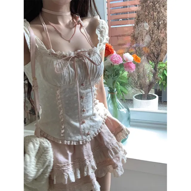 Lace Slim Fit Top For Women Gentle And Tender Single Blouse - Shop at LoveMi
