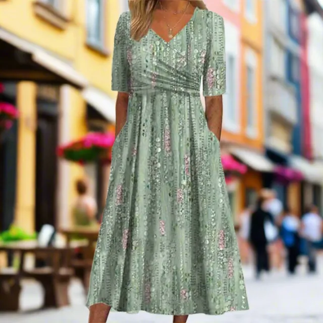 Women's Sling Long Dress Plus Size D791 1 L - Shop at LoveMi