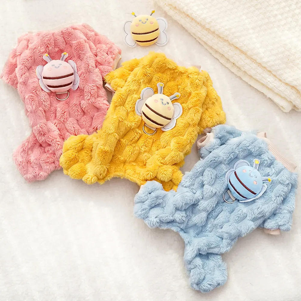 Four-legged Plush Bee Pet Harness