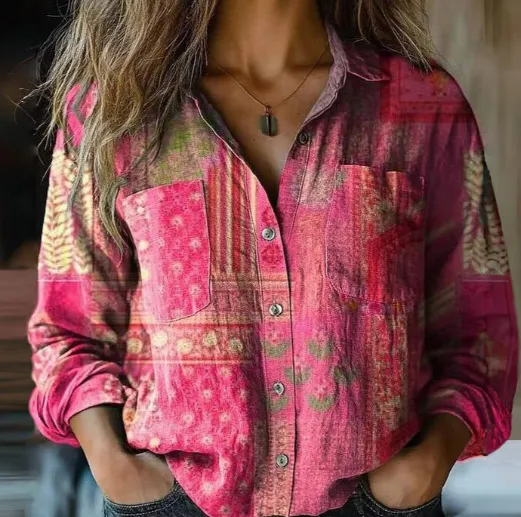 D Printed Exquisite Linen Women's Top Ncs02525022505 - Shop at LoveMi