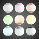 One Random Luminous Ball