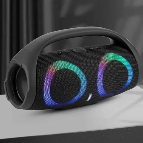 War Drum Three-generation Bluetooth Speaker with RGB Colored Lights