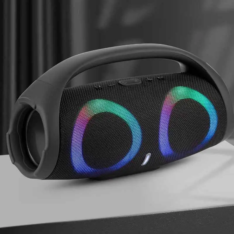 War Drum Three-generation Bluetooth Speaker with RGB Colored Lights