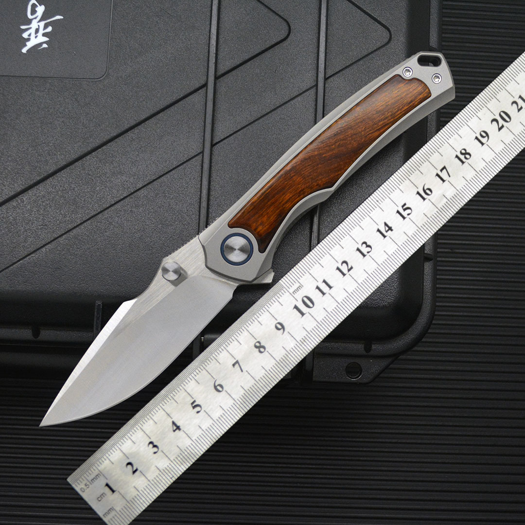 Warhawk Titanium Alloy Steel Outdoor Camping Survival Pocket Folding Knife