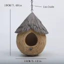 Small Size Straw Bird House