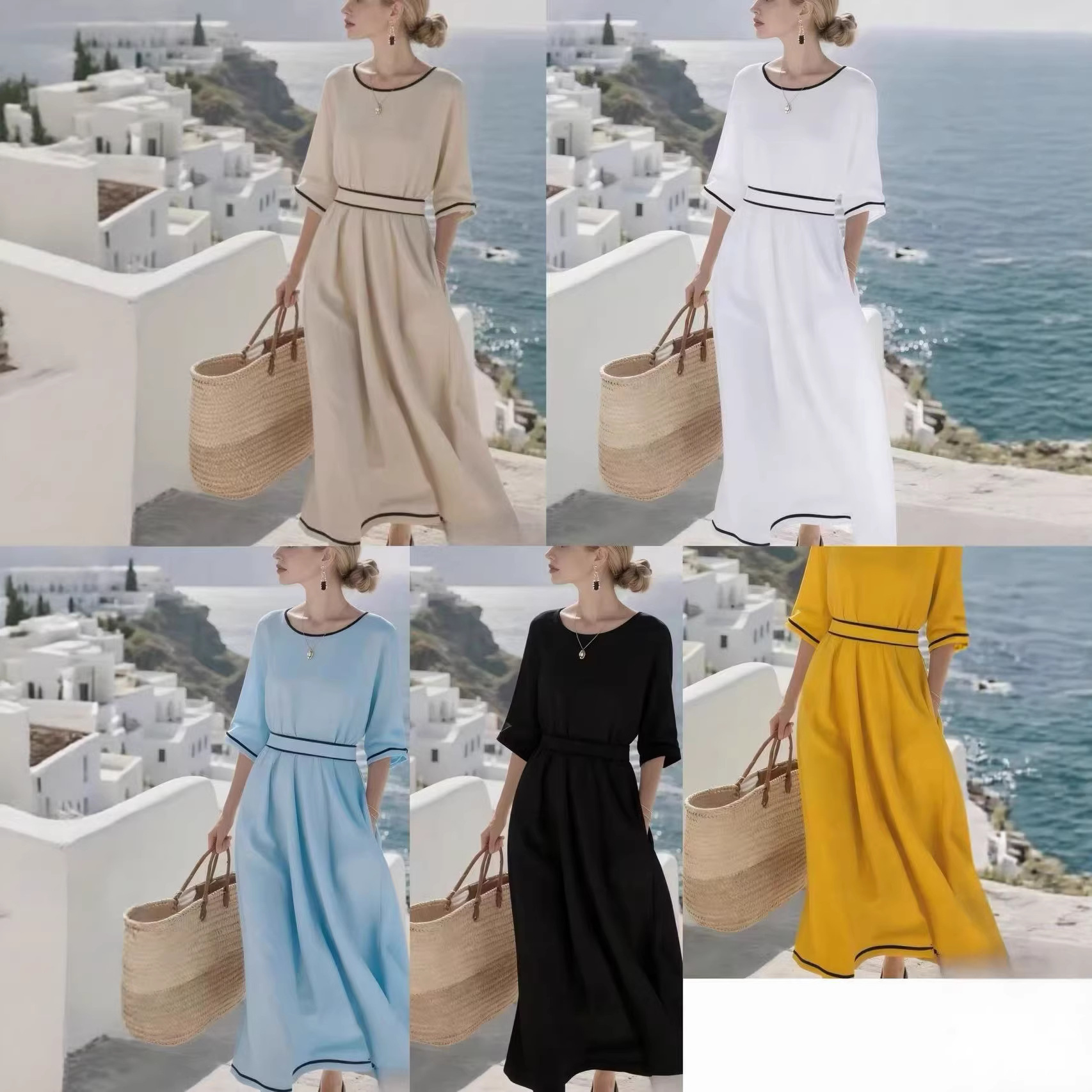 Women's Elegant Commuter Long Dress