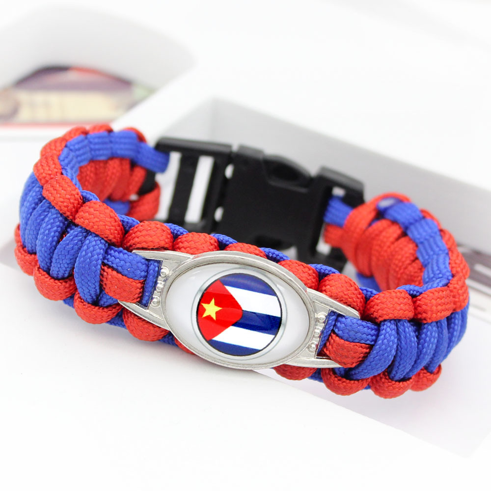 Parachute Cord Woven Outdoor Life-saving Bracelet