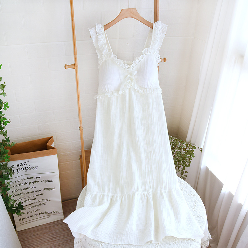 Solid Color Slip Nightdress Women's Casual Cool