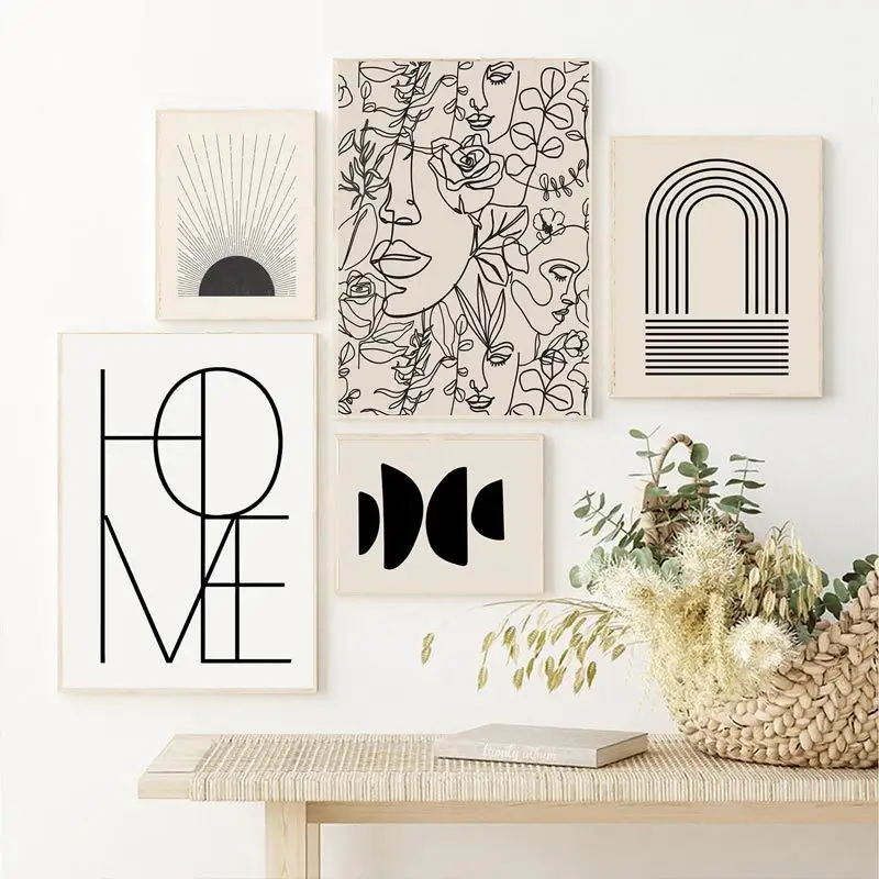 Abstract Bohemian Art Poster Ins Style Living