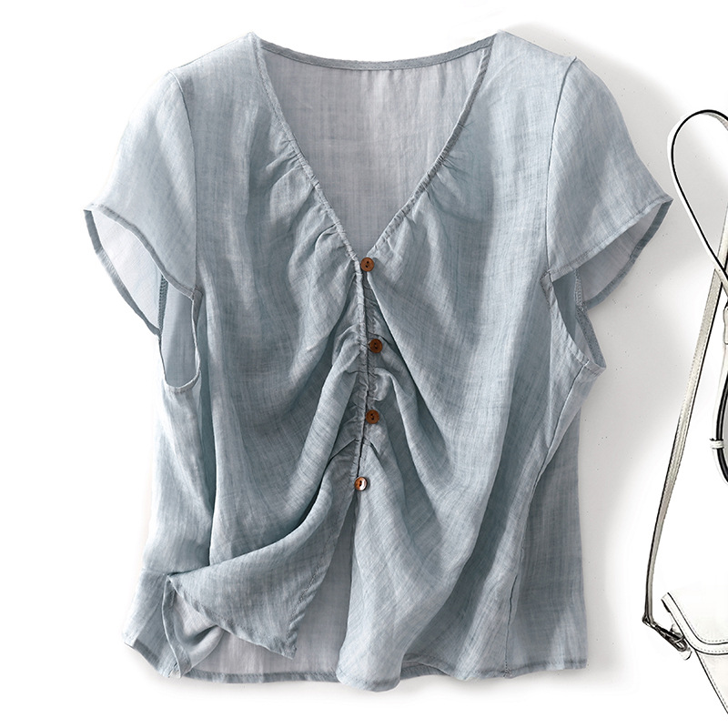 Loose-fitting Lightweight Breathable Minimalist Shirt