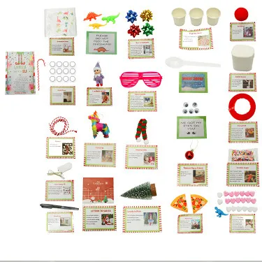 12 Days 24 Days Christmas Countdown Elf Suit - 24 Days Suit Elf Models