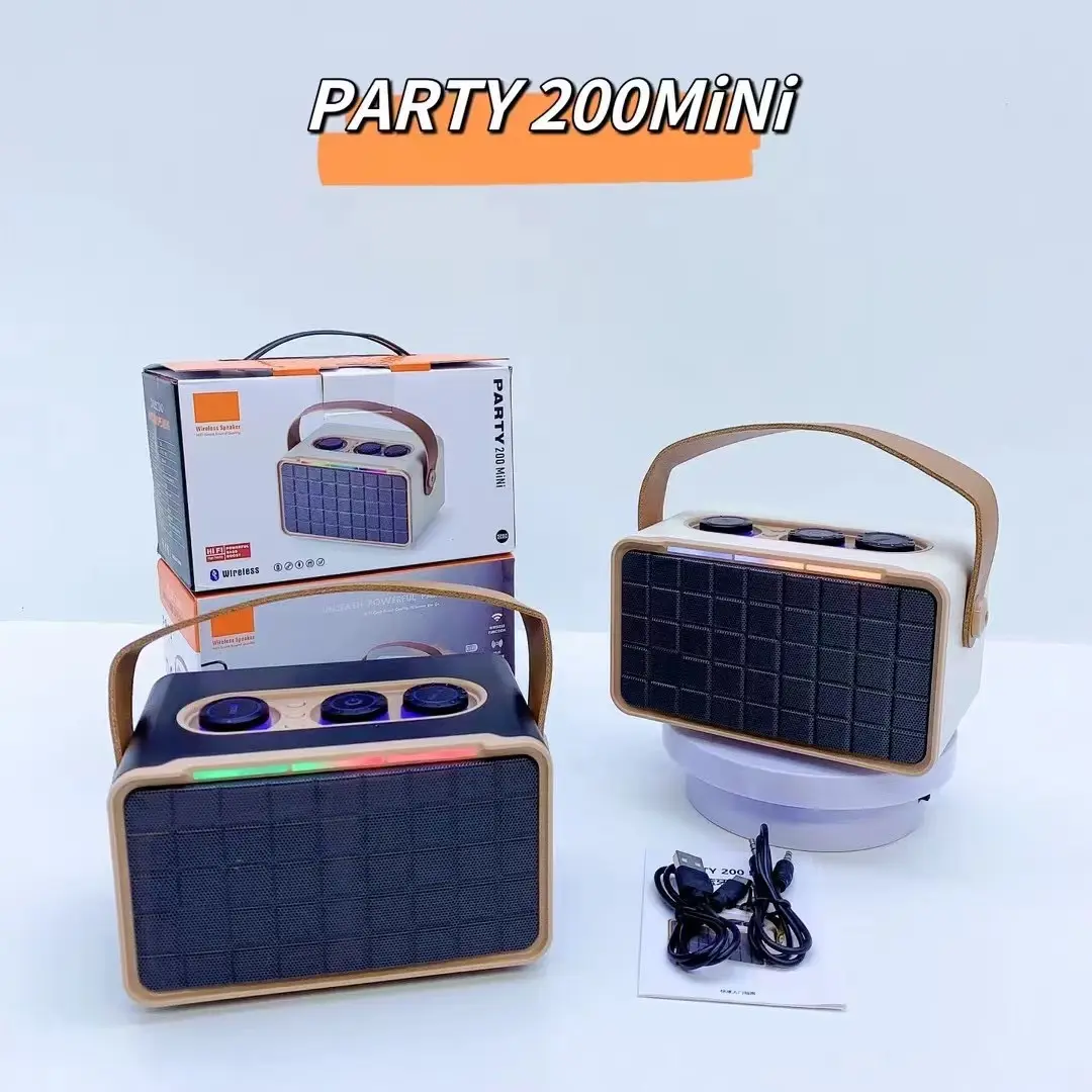 Outdoor Bluetooth Speaker RGB Dual Portable