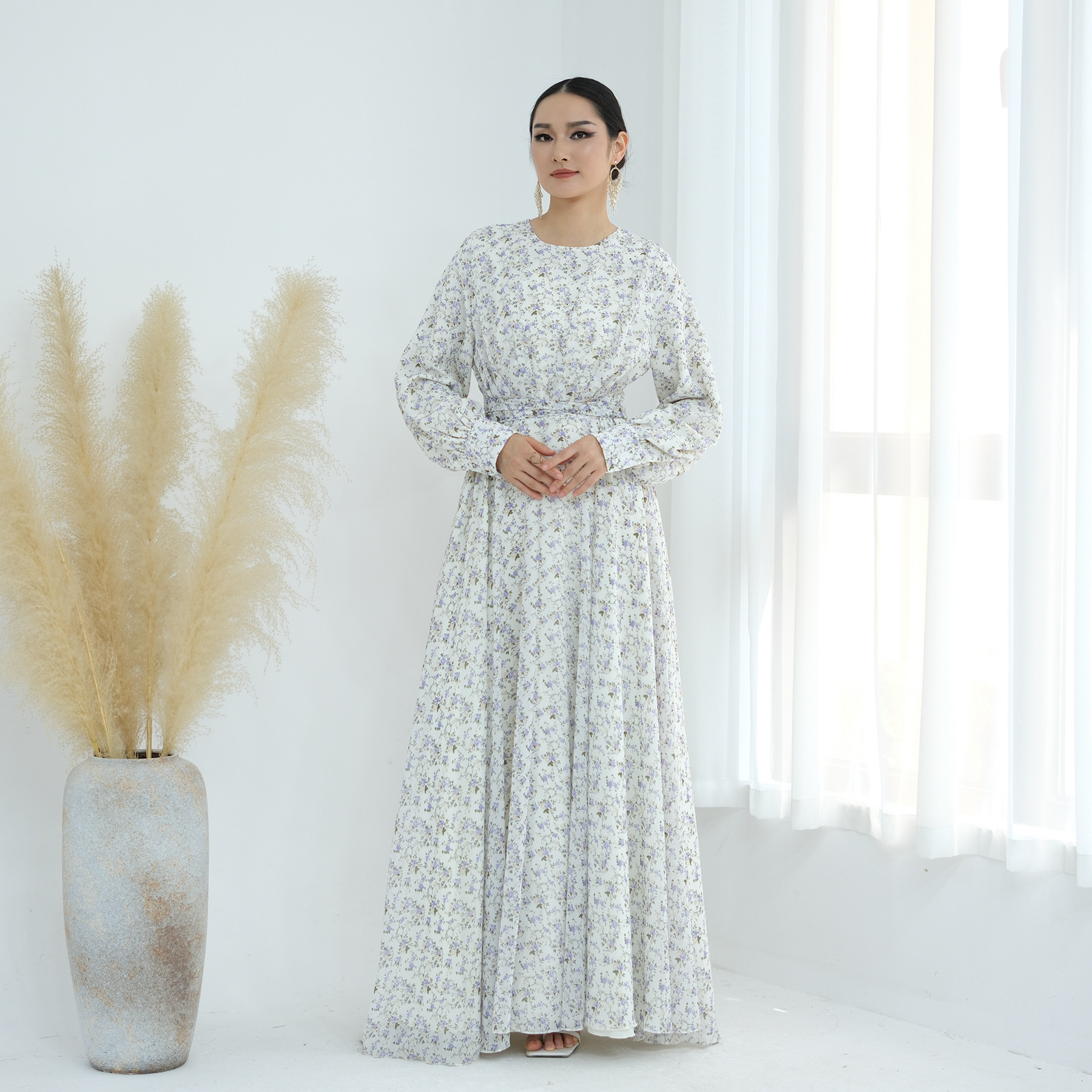 New Women's Turkish Fashion Printing Dress