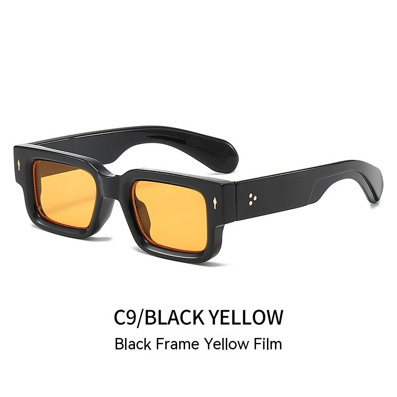 Black Frame Orange Piece