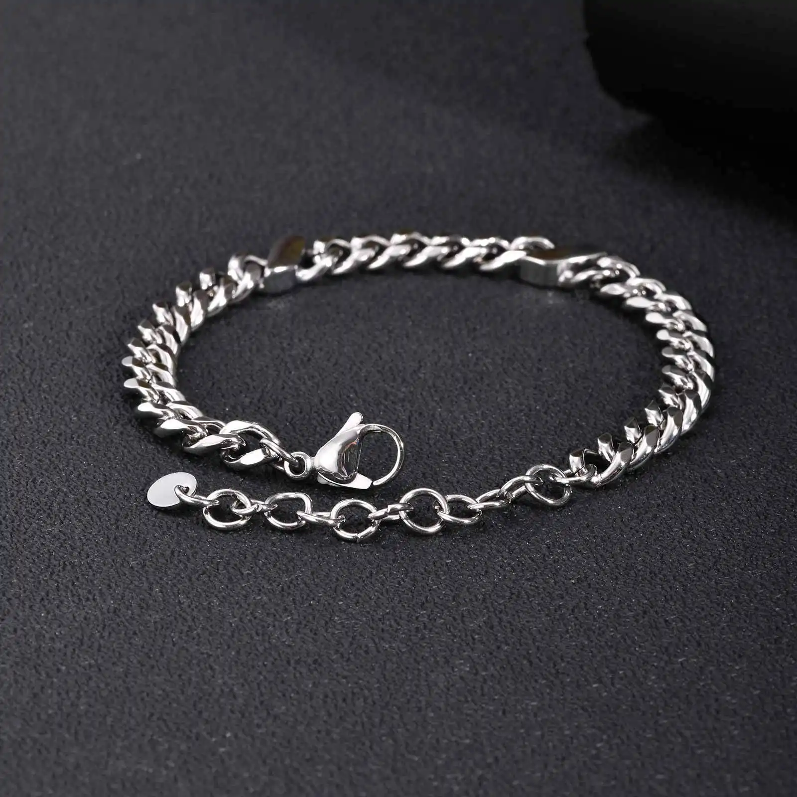 Stainless Steel Oblique Rectangular High-end Minimalist Bracelet