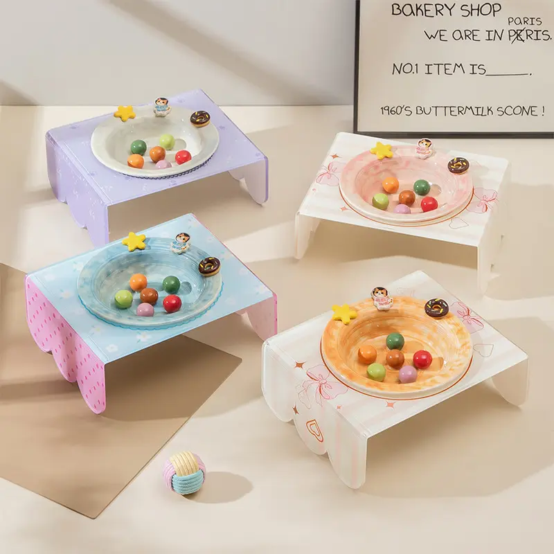 Cartoon-style Creative And Cute Ceramic Pet Bowl