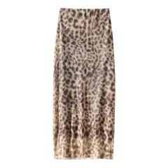 Women's Fashion Animal Print Silk Net Tube Top - 1212 Skirt - View 1