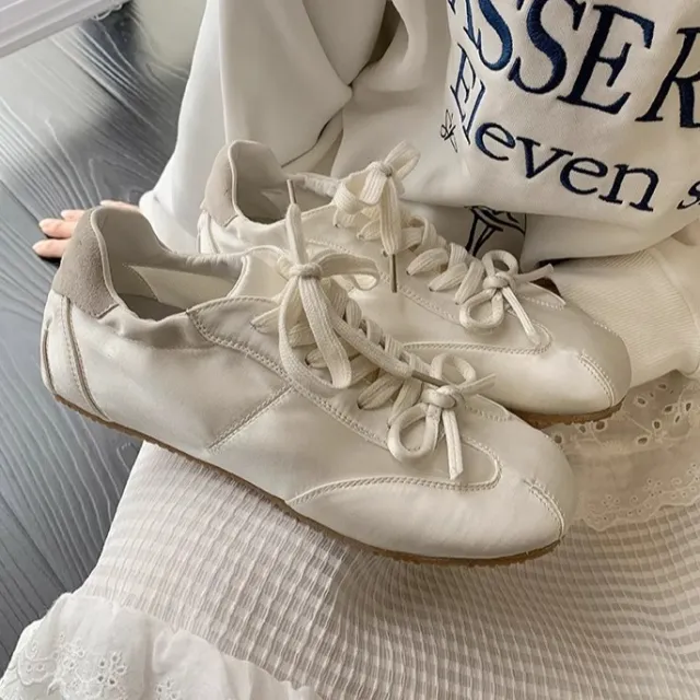 Soft Soled Flats White Shoes White - Shop at LoveMi