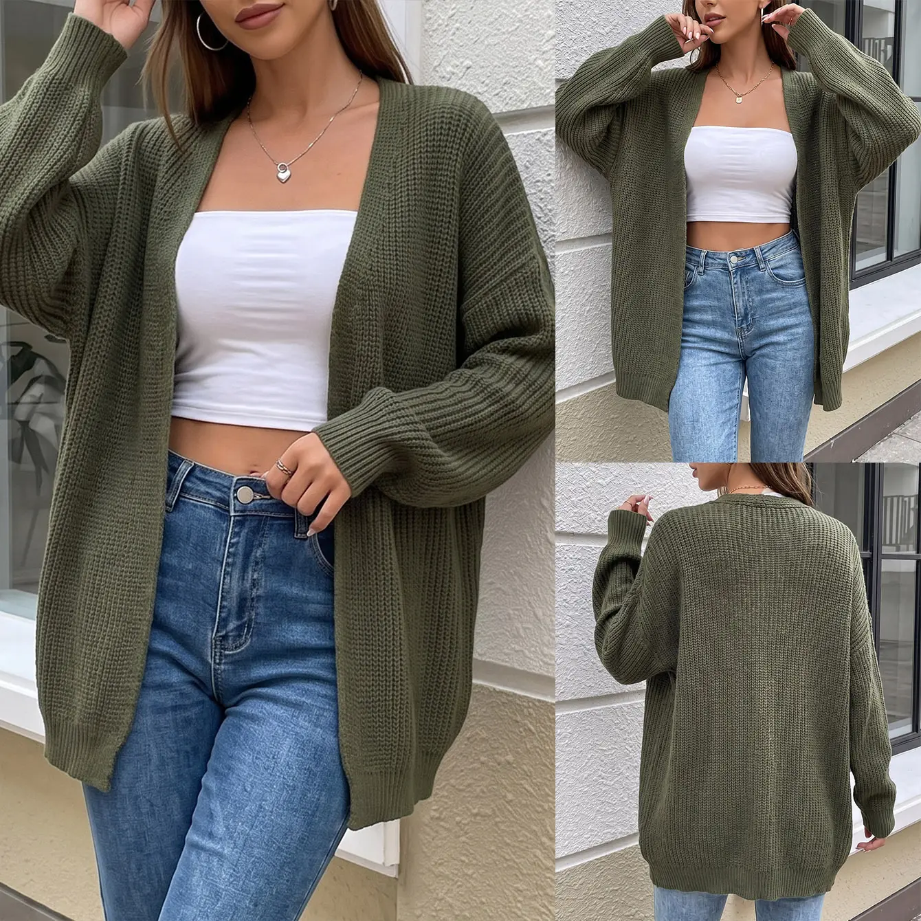 Beautiful Womens Top Simple And Casual Cardigan