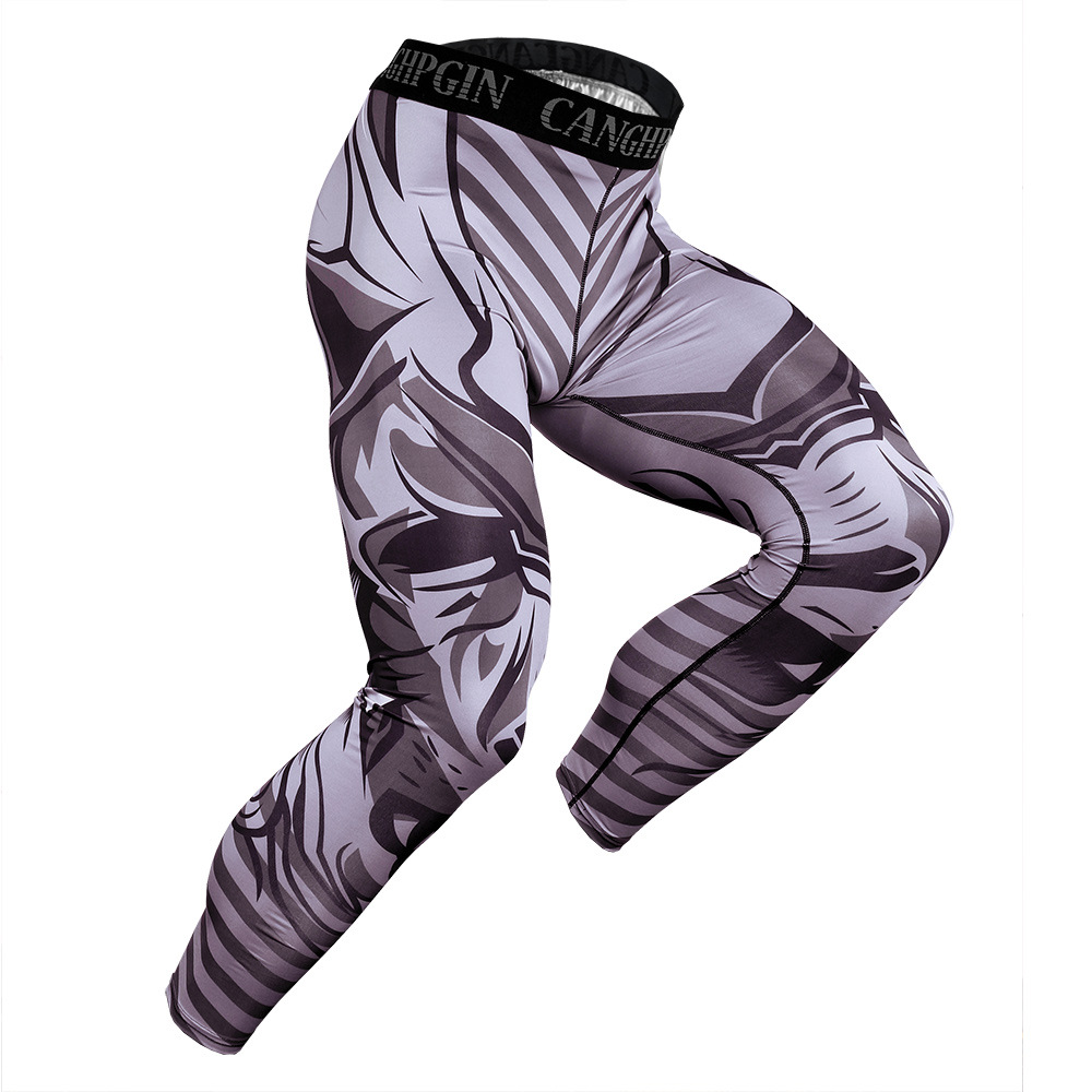 Title 33, Herren High Elastic Compression Pants für Laufe...