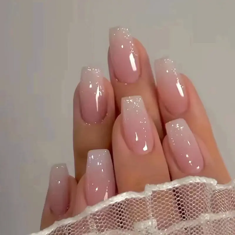 Mid-length Ballet Nail Manicure Wearable Sticker