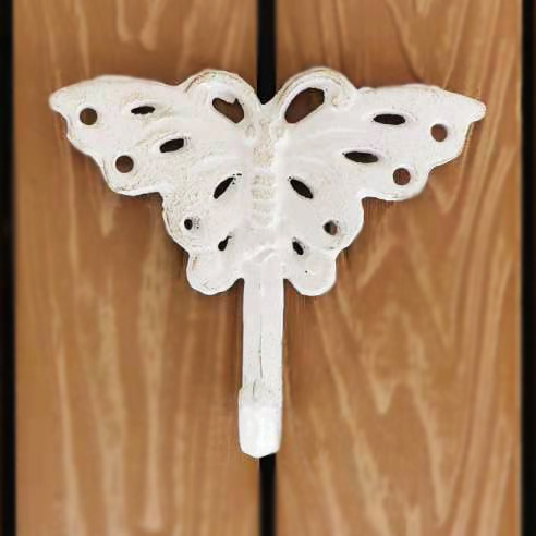 Butterfly White Distressed