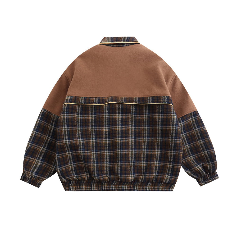 Retro Men's Casual Jacket Baseball Uniform