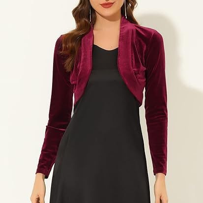 Shawl Cocktail Party Open-front Cropped Short Blouse Cardigan Top