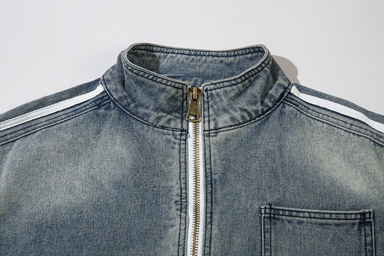 Casual Loose Damaged Color Matching Ribbon Striped Sweater Coat Fashion