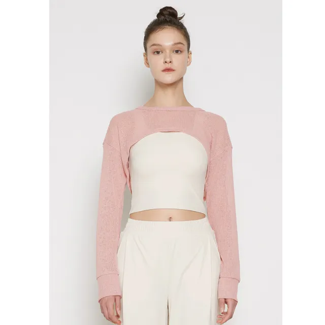 Fashion Vitality Sports Yoga Long sleeved Blouse Pink - Shop at LoveMi