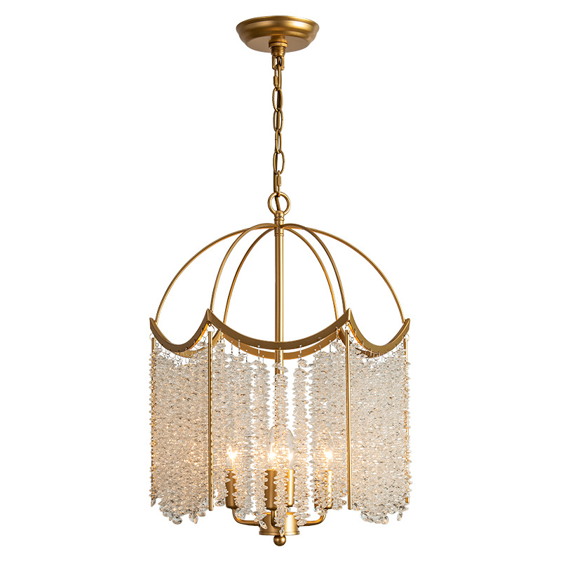American Crystal Chandelier French Entry Lux