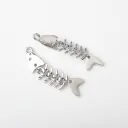 Fishbone Silver Plated