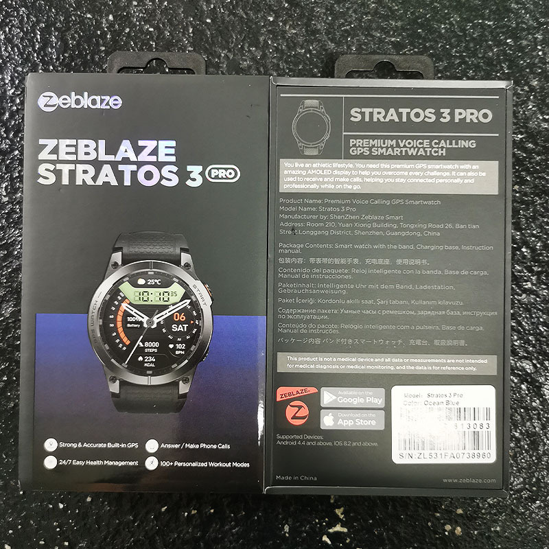 Stratos3pro Smart Watch GPS Positioning Motion Track - Image 5