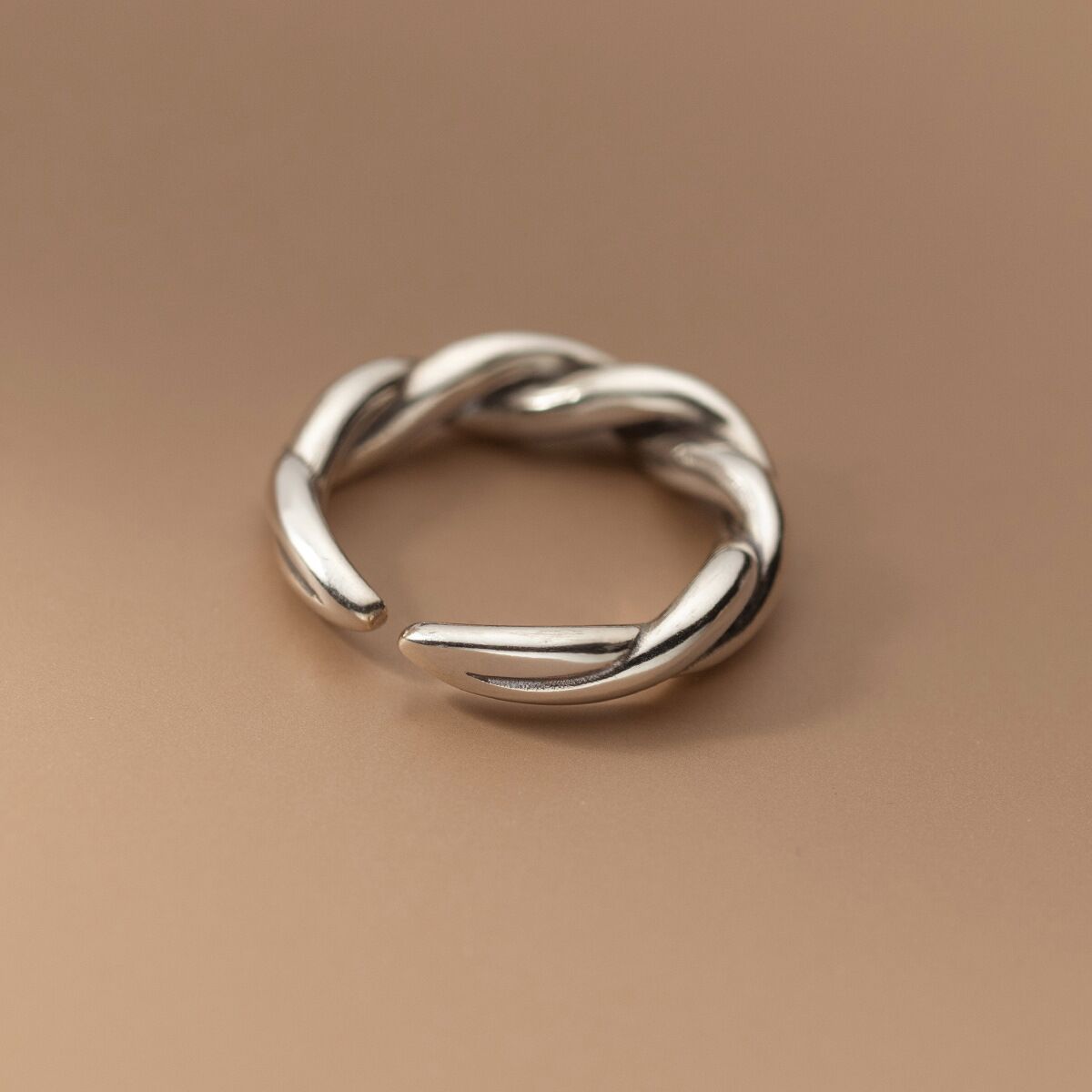 Vintage Vintage Woven Twisted Thread Twist Ring