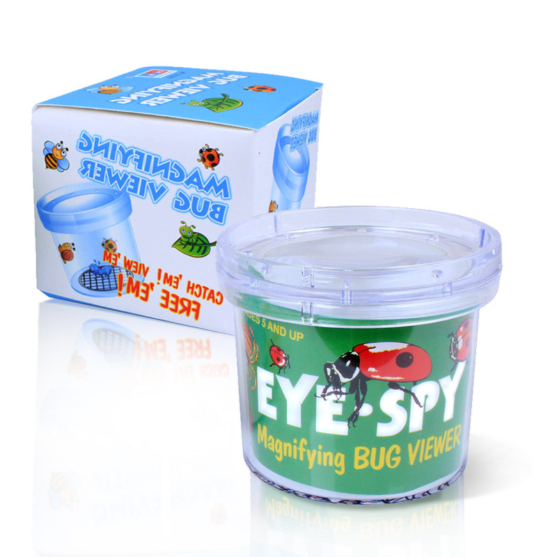 Insect magnifying glass viewer jar (color box packaging)