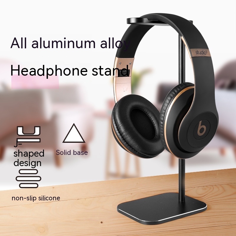 Desktop Aluminum Alloy Head-mounted Headphone Bracket - Image 10