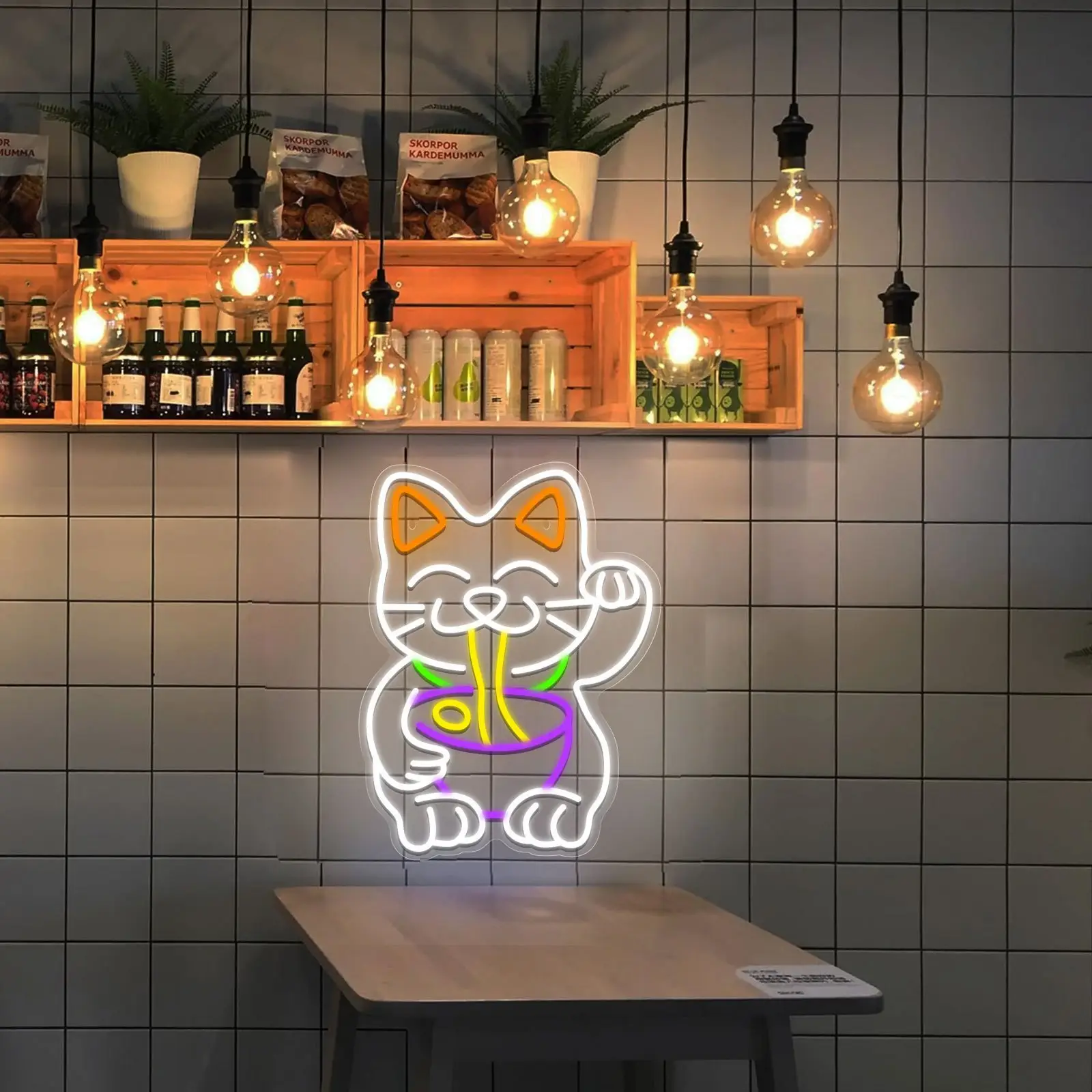 Lucky Cat Pet LED Luminous Light Board